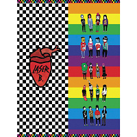 Тетрадь А5, 48 л., HATBER, скоба, клетка, обложка картон, "Lazer B - Выпуск №1" (5 видов в спайке), 