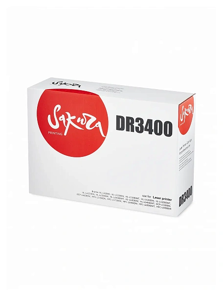 купить совместимый Драм-Картридж SAKURA DR-3400 черный совместимый с принтером Brother (SADR3400) 