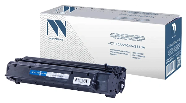 купить совместимый Картридж NV-Print C7115A/Q2613A/Q2624A черный совместимый с принтером HP универсальный (NV-C7115A/2624A/2613A) 