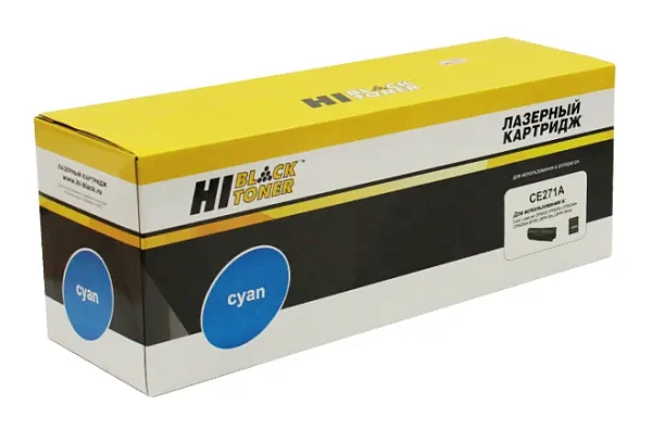купить совместимый Картридж Hi-Black CE271A голубой совместимый с принтером HP (4629751) 