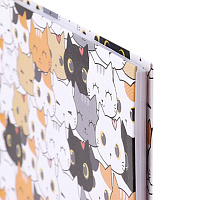 Дневник 1-4 класс 48 л., гибкая обложка, ЮНЛАНДИЯ, выборочный лак, с подсказом, "Котики", 106820