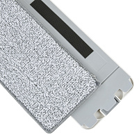 Комплект для уборки: швабра, ведро 11 л/9 л двухкамерное с отжимом, насадка МОП (кармашки с двух сто