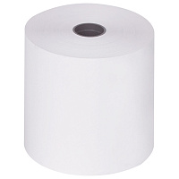 Чековая лента ТЕРМОБУМАГА 80 мм (диаметр 80 мм, длина 80 м, втулка 18 мм) КОМПЛЕКТ 6 шт., BRAUBERG, 