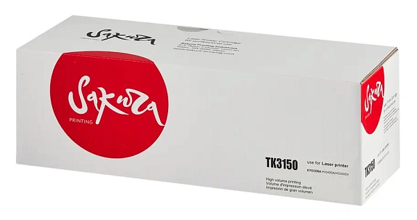 купить совместимый Картридж SAKURA TK-3150 черный совместимый с принтером Kyocera (SATK3150) 