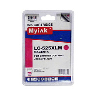 Картридж пурпурный XL MyInk LC525XL-M пурпурный совместимый с принтером Brother