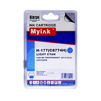 Картридж св.голубой MyInk C8774HE св.голубой совместимый с принтером HP