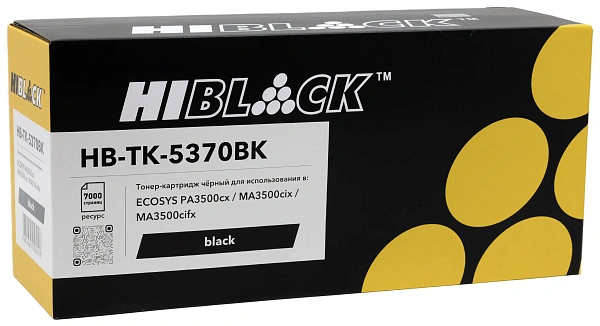 купить совместимый Картридж Hi-Black TK-5370K черный совместимый с принтером Kyocera (HB-TK-5370Bk) 