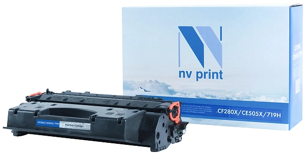 купить совместимый Картридж NV-Print CE505X/CF280X/719H черный совместимый с принтером HP/Canon универсальный (NV-CF280X/CE505X/719H) 