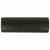 Мешки для мусора 120 л, черные, в рулоне 10 шт., прочные, ПНД 18 мкм, 70х110 см, LAIMA, 601386