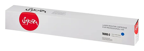 купить совместимый Картридж SAKURA TK-895C голубой совместимый с принтером Kyocera (SATK895C) 