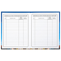 Дневник 1-4 класс 48 л., твердый, BRAUBERG, глянцевая ламинация, с подсказом, "Российский", 106832