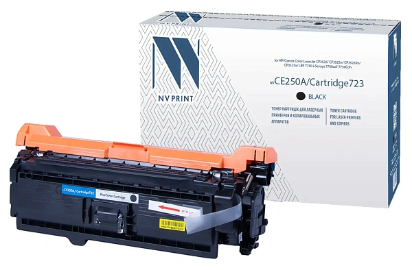 купить совместимый Картридж NV-Print CE250A/723BK черный совместимый с принтером HP/Canon универсальный (NV-CE250A/723Bk) 