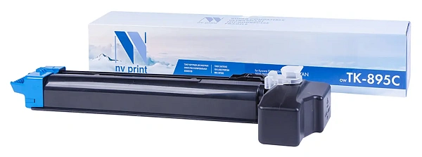 купить совместимый Картридж NV-Print TK-895C голубой совместимый с принтером Kyocera (NV-TK895C) 
