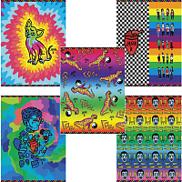 Тетрадь А5, 48 л., HATBER, скоба, клетка, обложка картон, "Lazer B - Выпуск №1" (5 видов в спайке), 