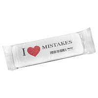 Ластик большой FACTIS "I love mistakes" (Испания), 140х44х9 мм, прямоугольный, скошенные края, GCFGE