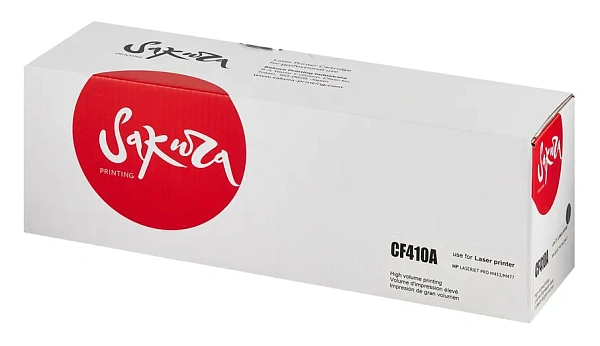 купить совместимый Картридж SAKURA CF410A черный совместимый с принтером HP (SACF410A) 
