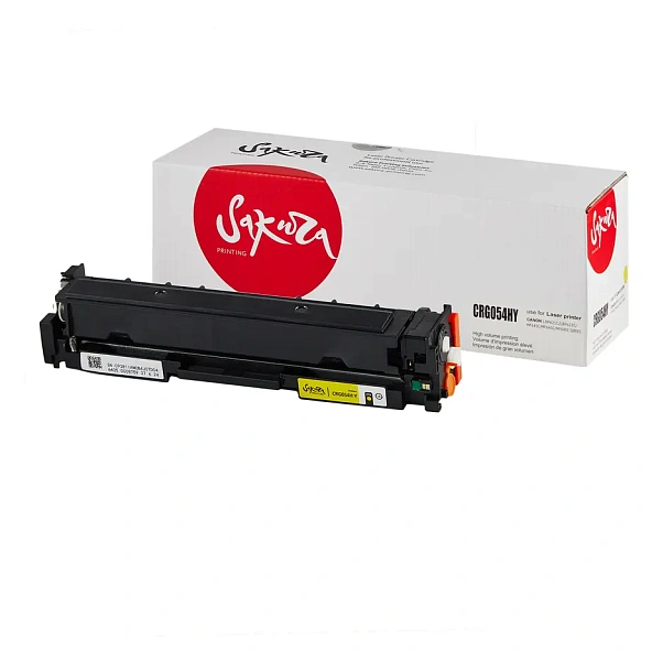 купить совместимый Картридж SAKURA 054HY желтый совместимый с принтером Canon (SACRG054HY) 