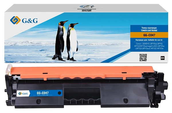 купить совместимый Картридж G&G 047 черный совместимый с принтером Canon (GG-C047) 