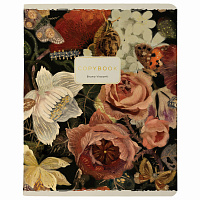 Тетрадь А5 48 л. BRUNO VISCONTI скоба, клетка, Soft Touch, фольга, "BLOOM FLOWERS" (5 видов), 7-48-1