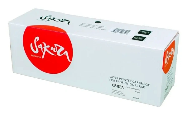 купить совместимый Картридж SAKURA CF380A черный совместимый с принтером HP (SACF380A) 