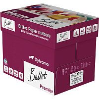 Бумага офисная А4, 80 г/м2, 500 л., марка А, BALLET PREMIER, ColorLok, Россия, 162% (CIE)