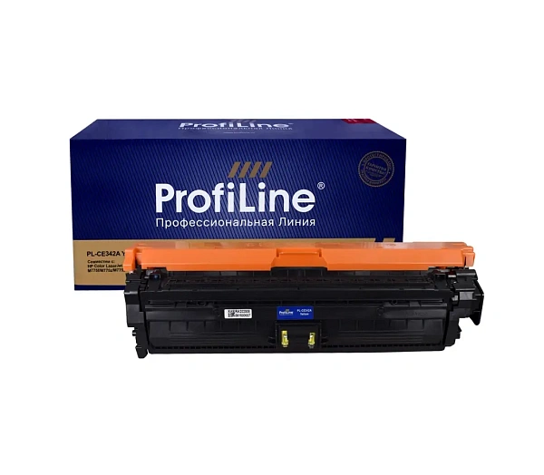 купить совместимый Картридж ProfiLine CE342A желтый совместимый с принтером HP (PL_CE342A_Y) 