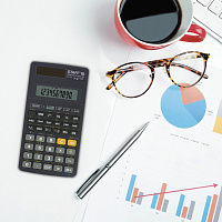 Калькулятор инженерный STAFF STF-310 (142х78 мм), 139 функций, 10+2 разрядов, двойное питание, 25027