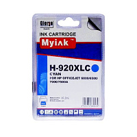 Картридж голубой MyInk CD972AE голубой совместимый с принтером HP
