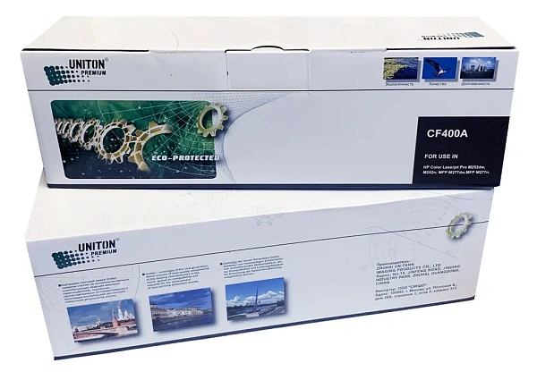 купить совместимый Картридж UNITON Premium GREEN LINE CF400A черный совместимый с принтером HP (122331) 