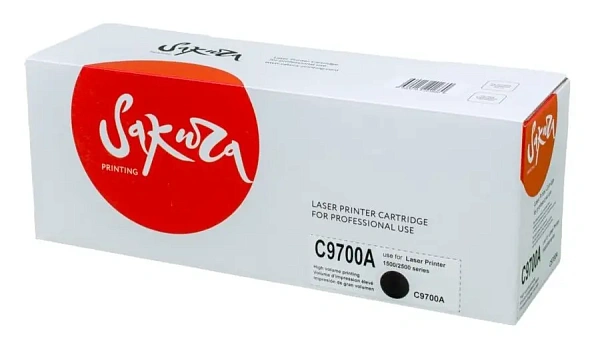 купить совместимый Картридж SAKURA C9700A черный совместимый с принтером HP (SAC9700A) 