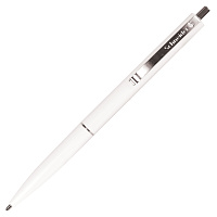 Ручка шариковая автоматическая SCHNEIDER "K15", СИНЯЯ, корпус белый, узел 1 мм, линия письма 0,5 мм,