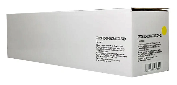 купить совместимый Картридж compatible CF402X/CF542X/045HY/054HY желтый совместимый с принтером HP/Canon универсальный (129438) 