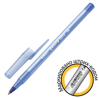 Ручка шариковая BIC Round Stic, СИНЯЯ, корпус голубой, узел 1мм, линия 0,32мм, С ШТРИХКОДОМ, 934598