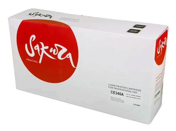купить совместимый Картридж SAKURA CE340A черный совместимый с принтером HP (SACE340A) 