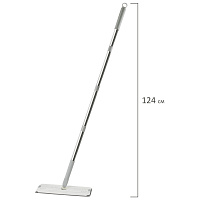 Комплект для уборки: швабра, ведро 11 л/9 л двухкамерное с отжимом, насадка МОП (кармашки с двух сто