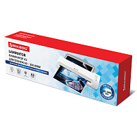 Ламинатор BRAUBERG SILVER MAX A3, толщина пленки 60-200 мкм, скорость 32 см/мин, 532626