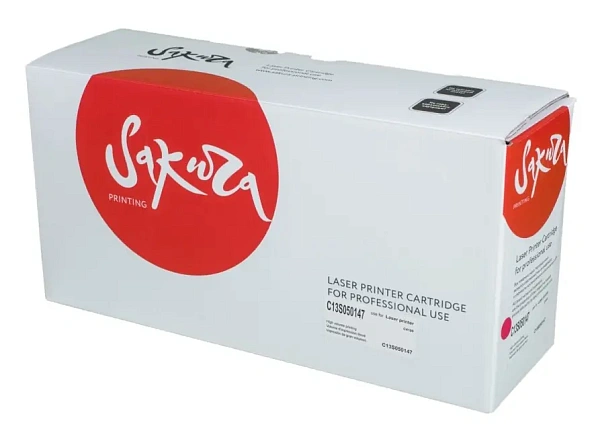 купить совместимый Картридж SAKURA S050147 пурпурный совместимый с принтером Epson (SAC13S050147) 