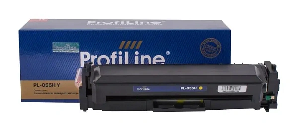 купить совместимый Картридж ProfiLine 055HY желтый совместимый с принтером Canon (PL_055H_Y) 