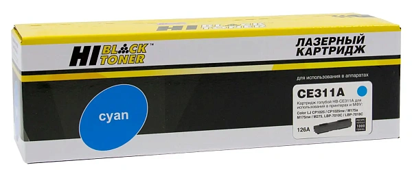 купить совместимый Картридж Hi-Black CE311A голубой совместимый с принтером HP (997015955) 