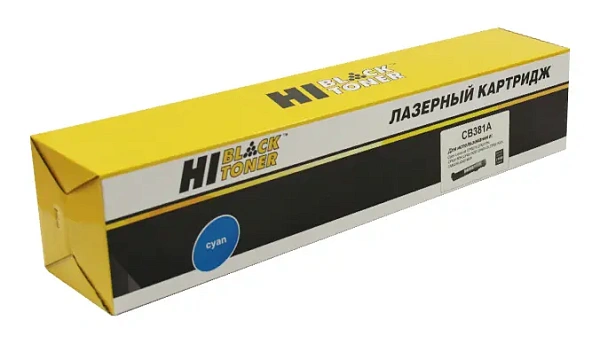 купить совместимый Картридж Hi-Black CB381A голубой совместимый с принтером HP (99620050) 