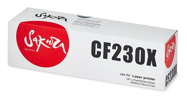 купить совместимый Картридж SAKURA CF230X черный совместимый с принтером HP (SACF230X) 
