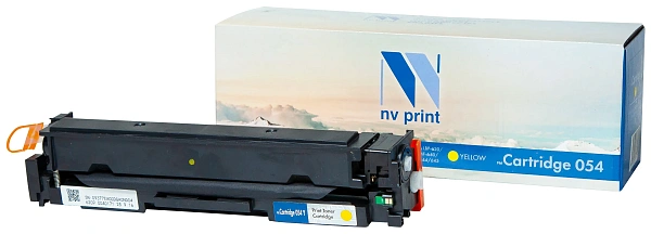 купить совместимый Картридж NV-Print 054Y желтый совместимый с принтером Canon (NV-054Y) 