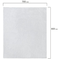 Тряпка для мытья пола из микрофибры 70х80 см "OVERLOCK GREY COLOUR", серая, 220 г/м2, LAIMA HOME, 60