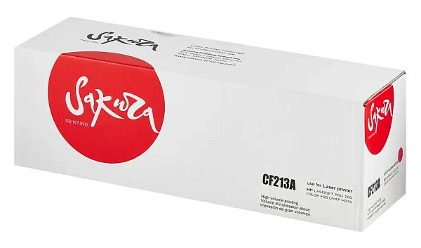 купить совместимый Картридж SAKURA CF213A пурпурный совместимый с принтером HP (SACF213A) 