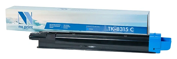 купить совместимый Картридж NV-Print TK-8315C голубой совместимый с принтером Kyocera (NV-TK-8315C) 