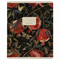 Тетрадь А5 48 л. BRUNO VISCONTI скоба, клетка, Soft Touch, фольга, "BLOOM FLOWERS" (5 видов), 7-48-1