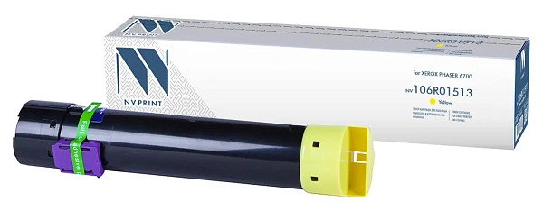 купить совместимый Картридж NV-Print 106R01513 желтый совместимый с принтером Xerox (NV-106R01513Y) 