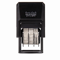 Датер-мини месяц буквами, оттиск 20х3,8 мм, синий, TRODAT 4810, корпус черный