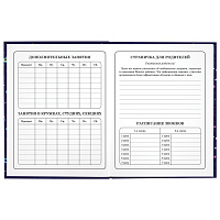 Дневник 1-4 класс 48 л., твердый, ЮНЛАНДИЯ, глянцевая ламинация, с подсказом, "Little star", 106597