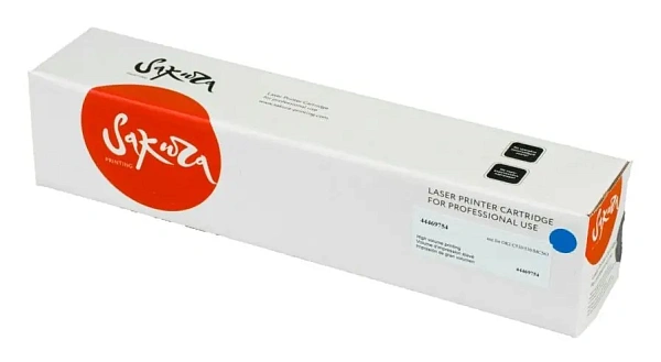 купить совместимый Картридж SAKURA 44469754 голубой совместимый с принтером Oki (SA44469754) 